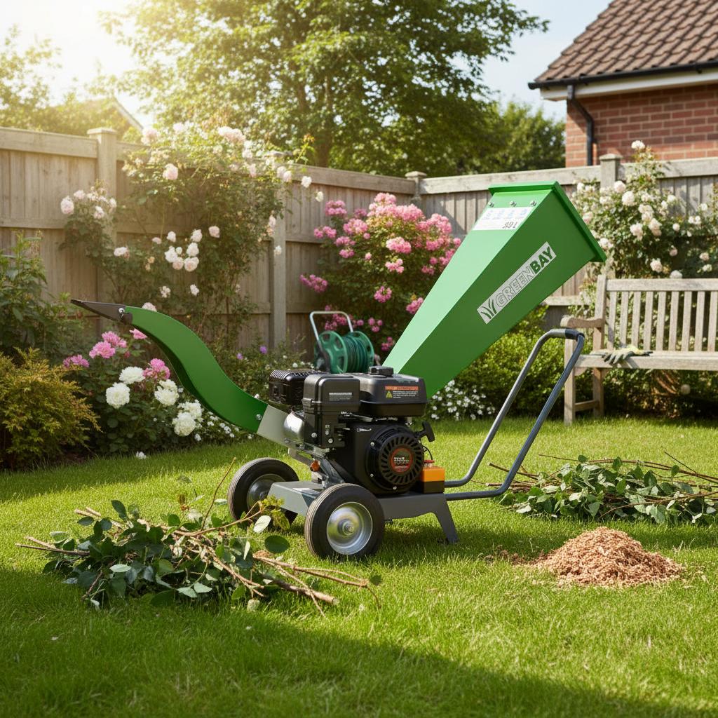 Gartenhäcksler – Benzin, 7 PS Bild 1